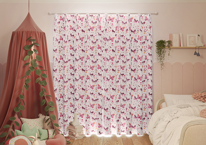 Butterfly Garden, Precious Pinks - Made to Measure Curtains - Image 6